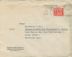 BUSTA CON  " TARGHETTA"   "WERBESTEMPEL" GERMANIA PER FRIEDRICSTHAL  (VIAGGIATA) - Lettres & Documents