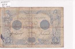 Billet De 5 Francs Bleu Du 06/05/1915 GEMEAUX - S.5585 Alph 217 @ N° Fayette : 2.27 - 5 F 1912-1917 ''Bleu''