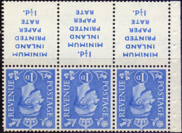 Great Britain 1952 King George VI 504dw Wmk Inverted NEW PRICE - Unused Stamps