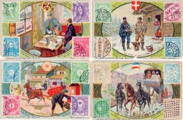 Chromo, Vintage Card, Cinderella, Soap,parfumerie Rud. Herrmann Berlin,"Die Post In USA++"  C.1900 Some Faults - Andere
