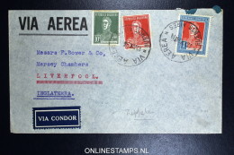 Graf Zeppelin 2. Sudamerikafahrt Sieger 252  Cover Buenos Aires To Liverpool - Luftpost