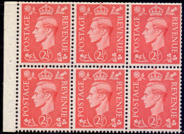 Great Britain 1951 King George VI Pane 507c - Ungebraucht