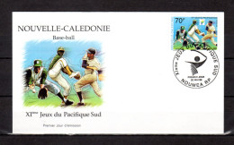 NOUVELLE-CALEDONIE 1999 : Env. 1er Jour " BASE-BALL  / NOUMEA Le 20-05-1999 " N° YT 795. Parfait état. FDC - Base-Ball