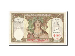 Billet, Tahiti, 100 Francs, 1961-1965, Undated, KM:14d, TTB - Indochina