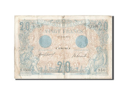 Billet, France, 20 Francs, 20 F 1905-1913 ''Bleu'', 1912, 1912-03-20, TB+ - 20 F 1905-1913 ''Bleu''