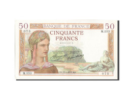 Billet, France, 50 Francs, 50 F 1934-1940 ''Cérès'', 1935, 1935-01-17, SUP+ - 50 F 1934-1940 ''Cérès''