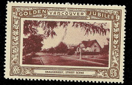 B18-57 CANADA Vancouver Golden Jubilee 1936 MNH Shaughnessy Street - Vignettes Locales Et Privées