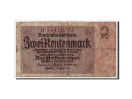 Billet, Allemagne, 2 Rentenmark, 1937, 1937-01-30, KM:174b, B - 2 Rentenmark