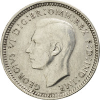 Monnaie, Australie, George VI, Threepence, 1943, TTB+, Argent, KM:37 - Threepence