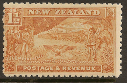 NZ 1898 1 1/2d Boer War SG 275c HM #TY146 - Ongebruikt