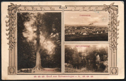 2169 - Ohne Portokosten - Alte Jugendstil Ansichtskarte - Gruß Aus Villingen Gel Bahnpost 1910 - Villingen - Schwenningen