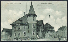 2173 - Ohne Portokosten - Alte Ansichtskarte - Villingen Restaurant Gaststätte Lindenhof Gel 1919 Langer - Villingen - Schwenningen