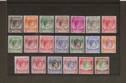 MALAYA PENANG 1949 - 1952 SET SG 3/22 MOUNTED MINT Cat £140 - Penang