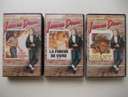 Cassette Vidéo VHS - L'intégrale De James Dean - Lot De 3 Cassettes - - Azione, Avventura