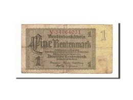 Billet, Allemagne, 1 Rentenmark, 1937, 1937-01-30, KM:173b, TB - Bundeskassenschein
