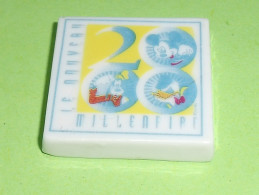 Fèves / Disney : Mickey , 2000 Millénaire , Plaque  T31 - Disney