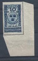 Suède 1916 , N°86 Neuf ** MNH Avec Marges, Hôtel Des Postes Surchargé, Cote 330 Euros - Unused Stamps