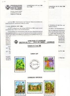 L-Luxemburg 1986. Post-Informationsmaterial Ausgabe Nr 2/1986 (6.181) - Brieven En Documenten