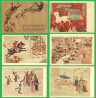 China, 20 Postcards "Wandmalereien Aus Dunhuang" 1956, Condition - See Scans - Cina
