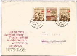 ALEMANIA DDR CC LOBENSTEIN SELLO MARX COMUNISMO ENGELS - Karl Marx