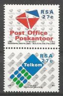 Südafrika, RSA 1991, 823/24, "SA Post Office Limited“ Und „Telkom SA Limited". MNH ** - Nuevos