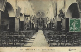 2997- MEREVILLE -intérieur De L'Eglise -ed. J L - Mereville