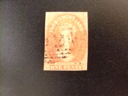 TASMANIA TASMANIE 1857 - 1860 Yvert Nº 10 º FU - Used Stamps