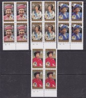 British Antarctic Territory 1996 70th Birthday Of Queen Elizabeth 4v  Bl 4 ** Mnh (27871) - Neufs