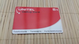 Prepaiidcar Unitel Germany Used - [2] Mobile Phones, Refills And Prepaid Cards