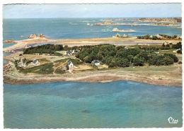 CPSM 22 BUGUELES Près PENVENAN Vue Aérienne Ile Balanec 1971 - Penvénan