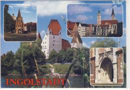 INGOLSTADT / Donau - Panorama, Mehrbildkarte - Ingolstadt