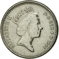 Monnaie, Grande-Bretagne, Elizabeth II, 5 Pence, 1991, TTB+, Copper-nickel - 5 Pence & 5 New Pence