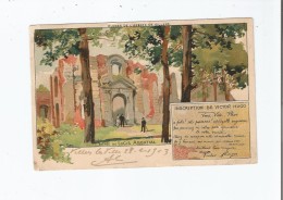 RUINES DE L'ABBAYE DE VILLERS (ILLUSTRATION) ET INSCRIPTION DE VICTOR HUGO - Villers-la-Ville