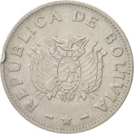 Monnaie, Bolivie, 50 Centavos, 1987, TTB, Stainless Steel, KM:204 - Bolivië