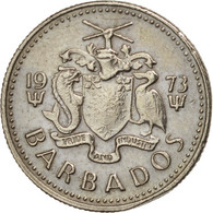 Monnaie, Barbados, 10 Cents, 1973, Franklin Mint, TTB+, Copper-nickel, KM:12 - Barbados