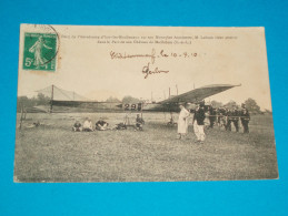 28 ) Chateaunneuf - Aviation - M. LATHAM Vient Atterrir Dans Le Parc De Son Chateau De Maillebois Le 10/7/1910 - EDIT : - Châteauneuf