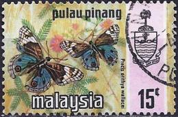 Malaysia (Penang) 1971 - Butterfly : Blue Pansy ( Mi 78 - YT 72 ) - Penang