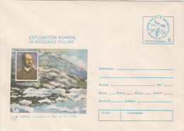 40022- IULIU POPPER, POLAR EXPLORER, TIERRA DEL FUEGO, COVER STATIONERY, 1984, ROMANIA - Polarforscher & Promis