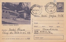 40101- POIANA BRASOV- TOURIST HOTEL, TOURISM, POSTCARD STATIONERY, 1966, ROMANIA - Hôtellerie - Horeca