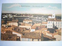 34 - CPA - FRONTIGNAN - Vue Générale - Belle Carte Peu Commune En Couleur - Frontignan