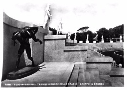 # Roma - Foro Mussolini - Tribuna D'onore Dello Stadio - Gruppo In Bronzo - Stades & Structures Sportives