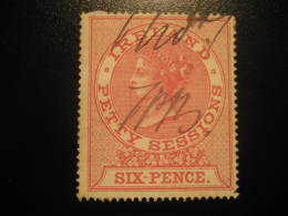 PETTY SESSIONS 6 Pence Revenue Fiscal Tax Postage Due Official Ireland - Strafport