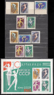 Russia USSR 1963 Mi# 2773-2777 A B Bl# 32 Sport Spartacist Games MNH * * - Nuevos