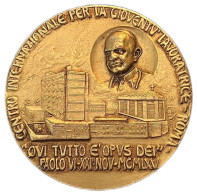 VATICANO. MEDALLA DEL CENTRO INTERNACIONAL JUVENTUD TRABAJADORA. 1.965 - Adel