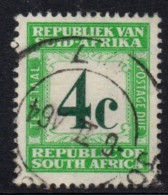 South Africa - 1961 Postage Due 4c (o) # SG D54 - Timbres-taxe