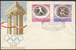 Poland Warsaw 1956 Olympic Games Melbourne 1956 / Athletics, Gymnastics - Ete 1956: Melbourne