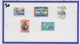 T50 Giappone 1970 1974 Nippon Japan Antartide Antarctica Pinguini Edifici Navi Penguins Buildings Us - Antarktischen Tierwelt