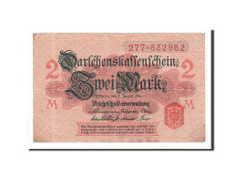 Billet, Allemagne, 2 Mark, 1914, 1914-08-12, KM:54, TTB - [13] Bundeskassenschein