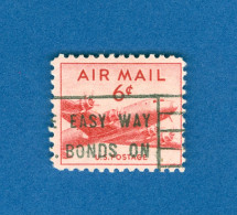 1947 / 1949 N° 35 AIR MAIL U S POSTAGE 6C OBLITÉRÉ - 2a. 1941-1960 Oblitérés