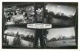 252785-Wyoming, Jackson, RPPC, Jackson Lake, Signal Mountain Lodge, Multi-View, 4 Scenes - Altri & Non Classificati